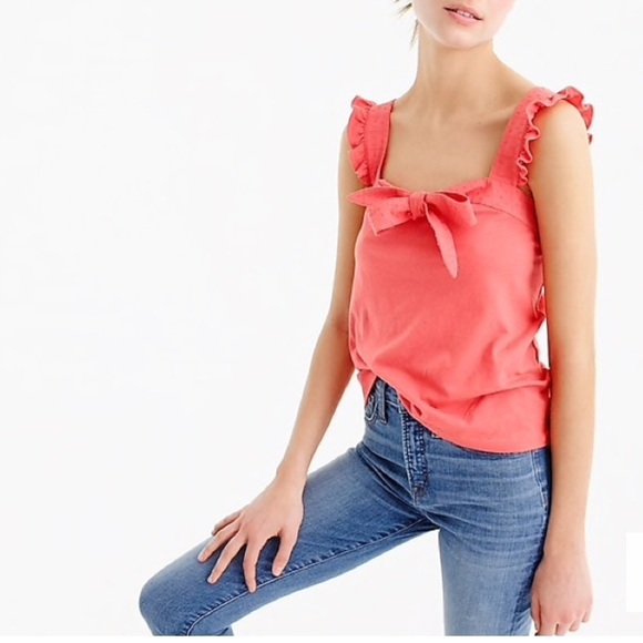 [J.CREW] Bow Tie Top - Picture 1 of 8